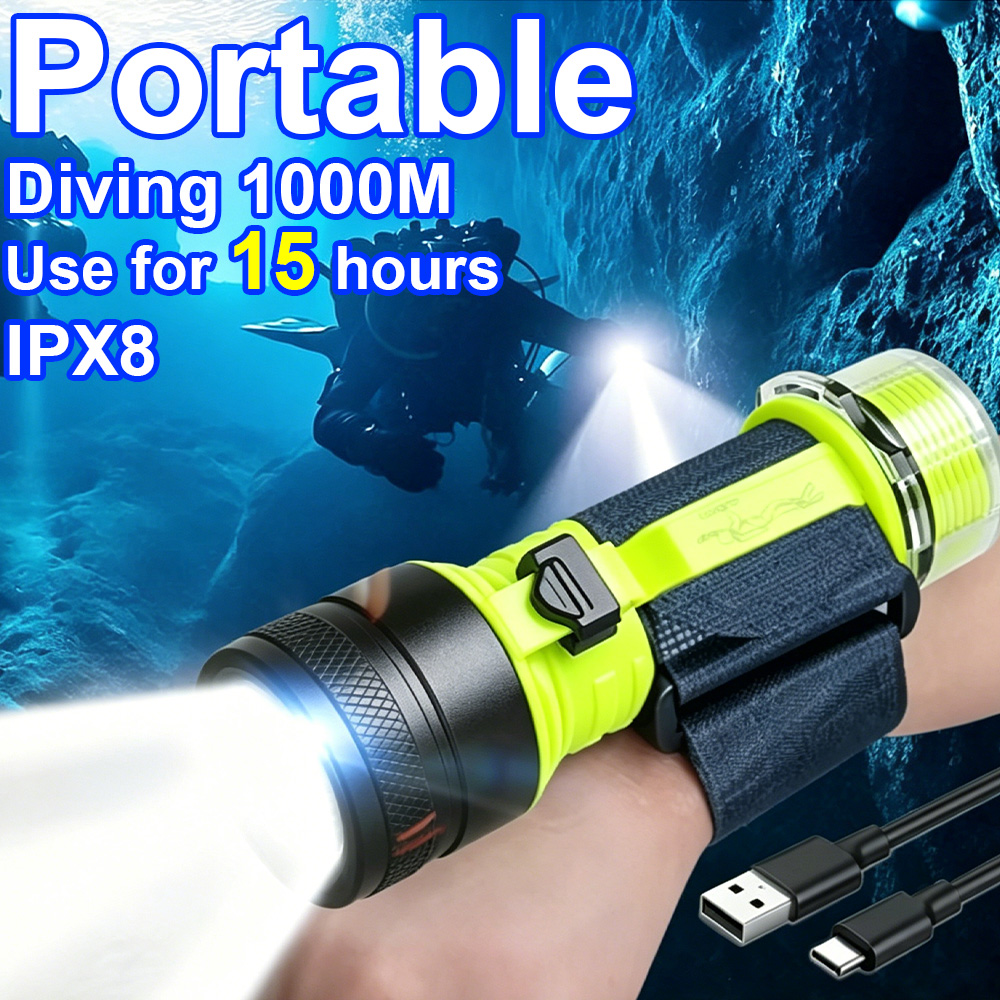 Underwater Flashlight - Nouvelle lampe de plongée LED professionnelle
