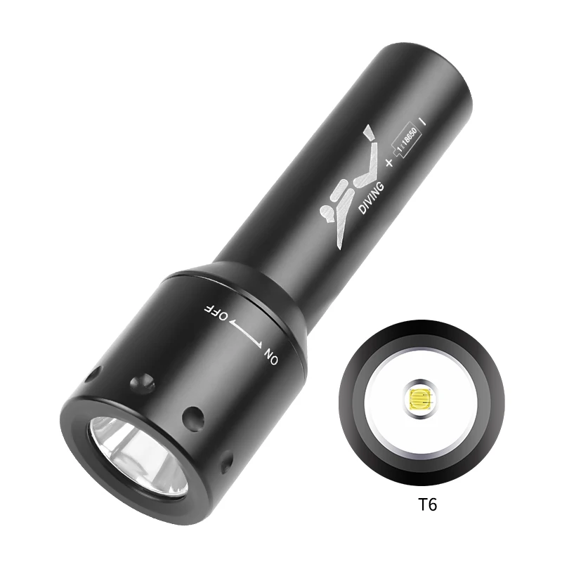 Underwater Flashlight - Nouvelle lampe de plongée LED T6
