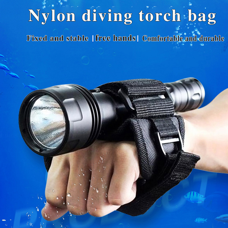 Underwater Flashlight - Torche de plongée sous-marine, support de