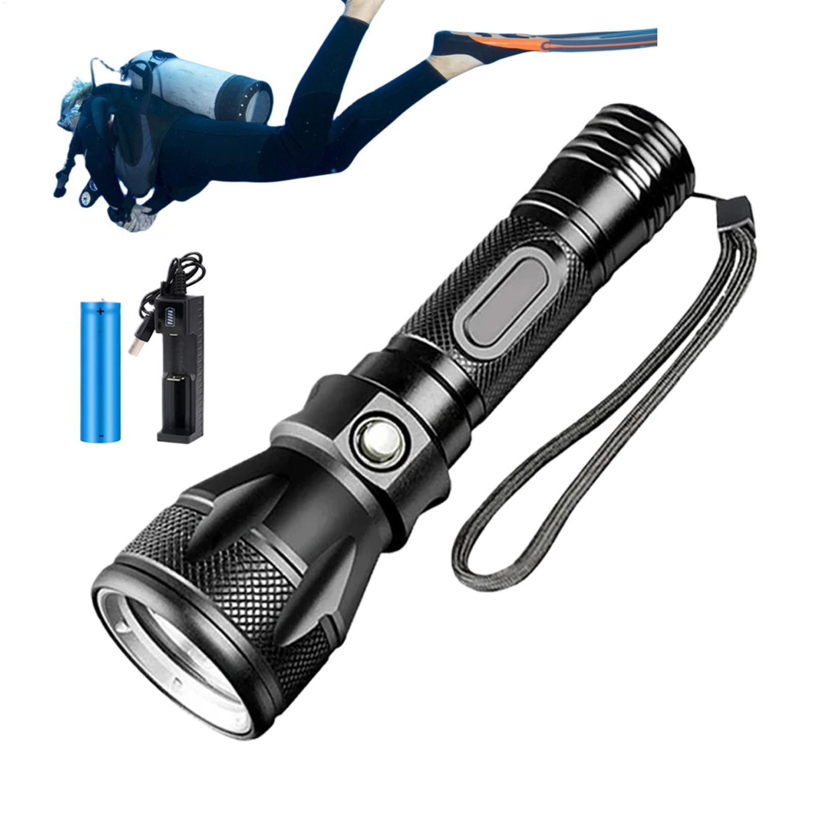 Lampe de plongée LED rechargea - Underwater Flashlight avis et prix
