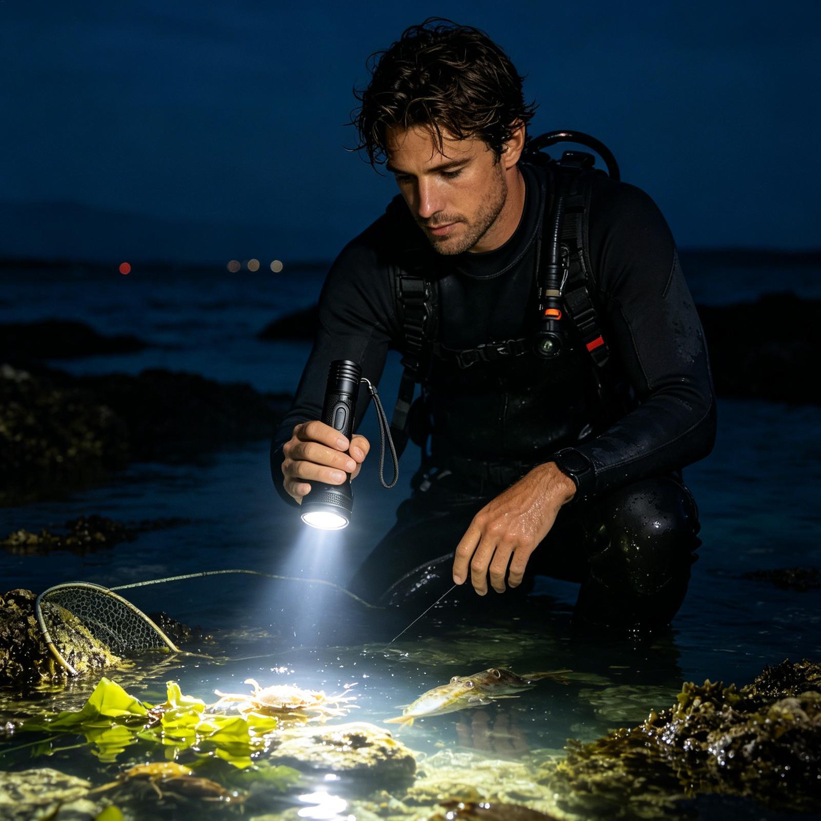 Lampe de plongée LED rechargea - Underwater Flashlight avis et prix