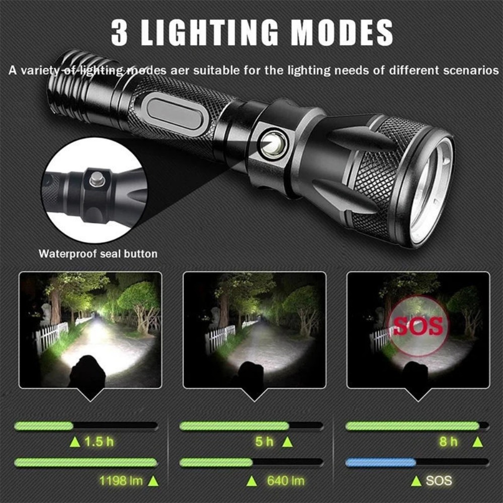 Lampe de poche professionnelle - Underwater Flashlight avis et prix