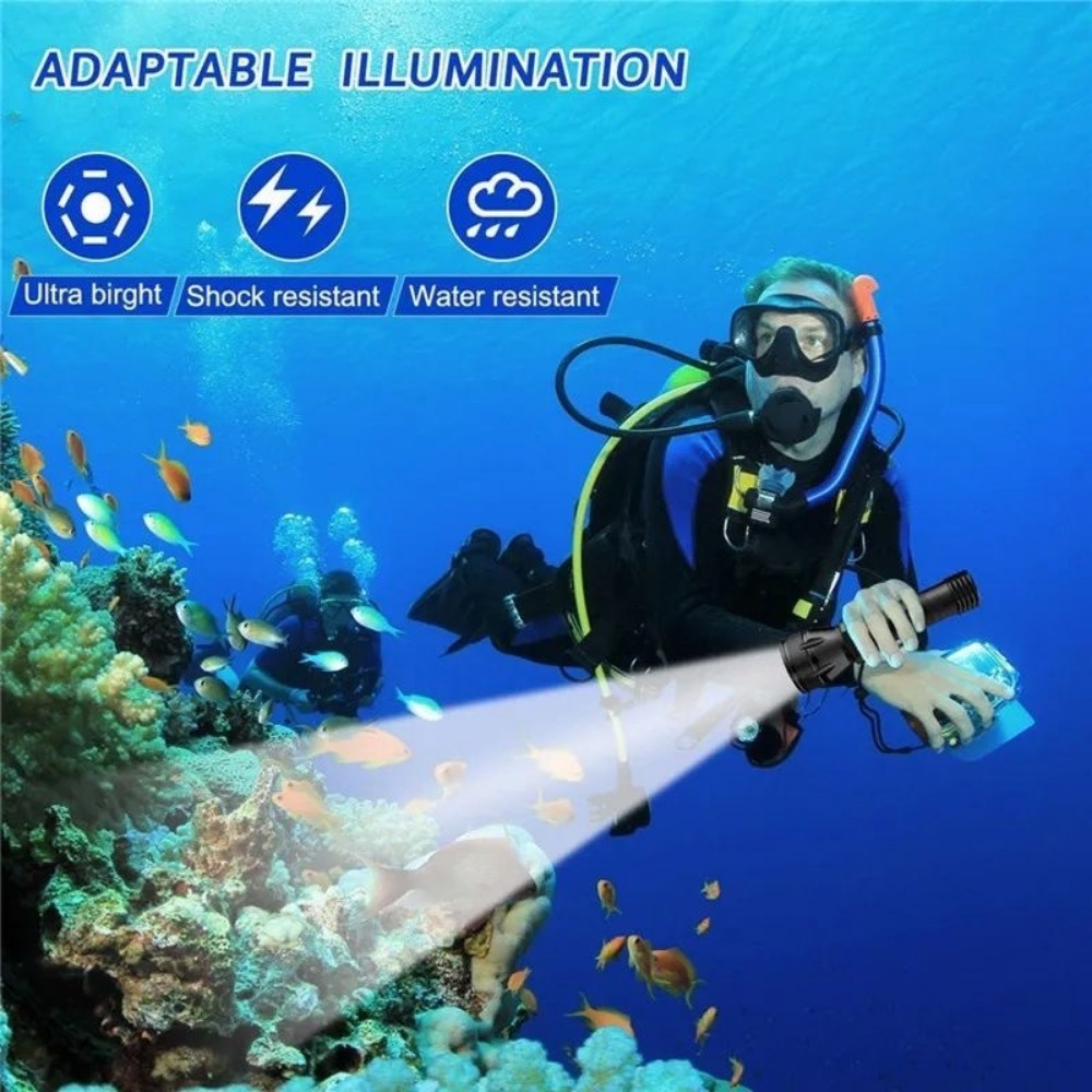 Lampe de poche professionnelle - Underwater Flashlight avis et prix
