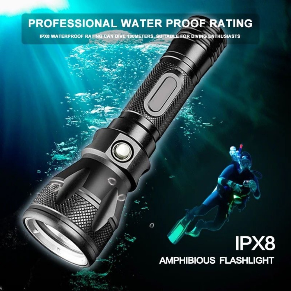 Lampe de poche professionnelle - Underwater Flashlight avis et prix