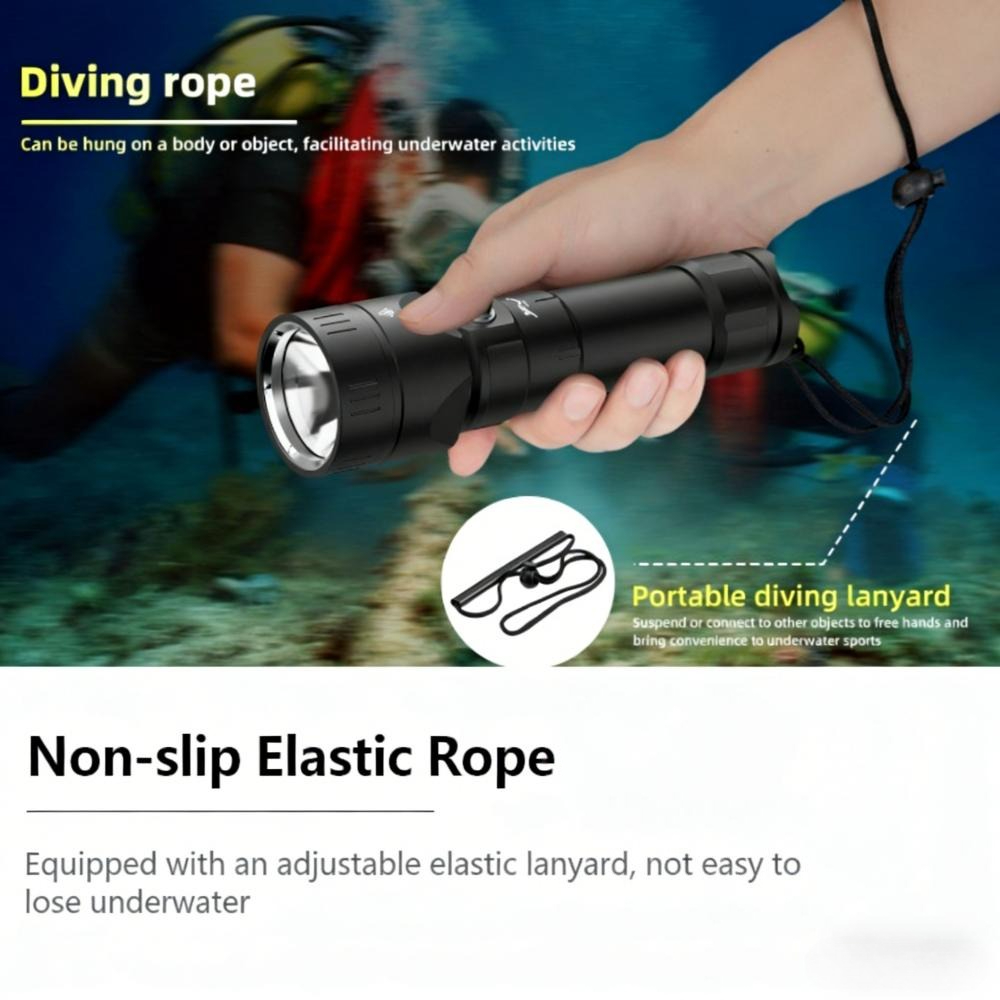 Lampe de plongée puissante, ét - Underwater Flashlight avis et prix