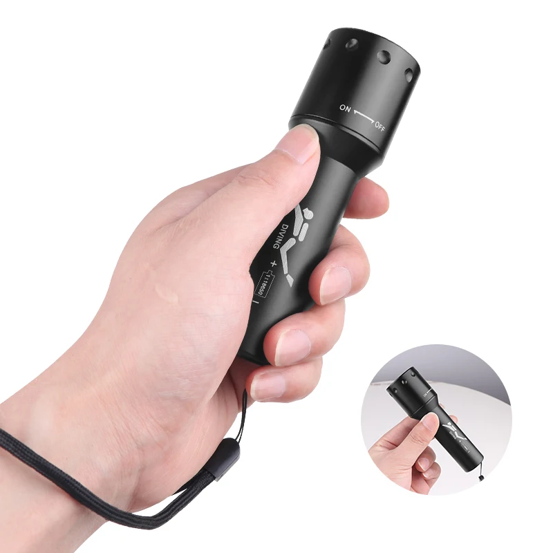 Nouvelle lampe de plongée LED  - Underwater Flashlight avis et prix
