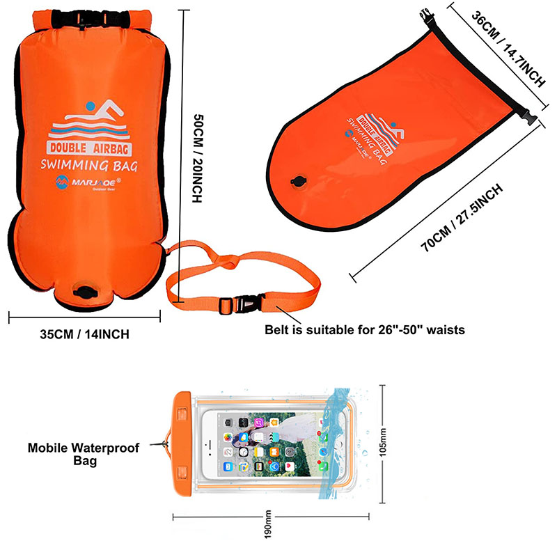 Sac sec de natation gonflable  - Swim Buoy Open Water avis et prix