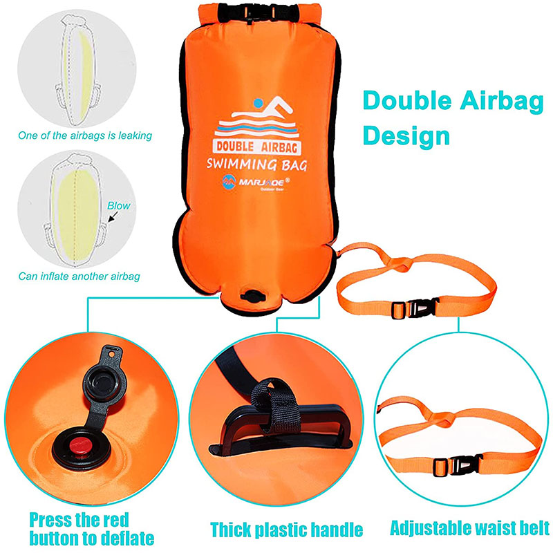 Sac sec de natation gonflable  - Swim Buoy Open Water avis et prix